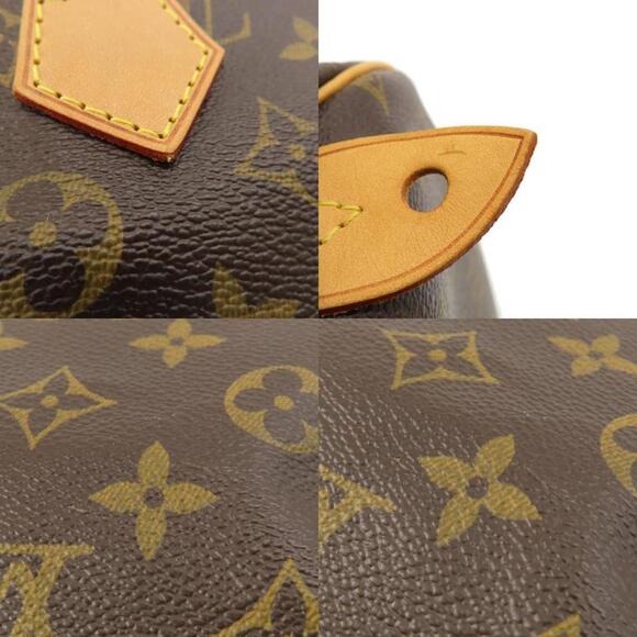 LOUIS VUITTON Brown Monogram Speedy 35 Tote Bag - Picture 8 of 11